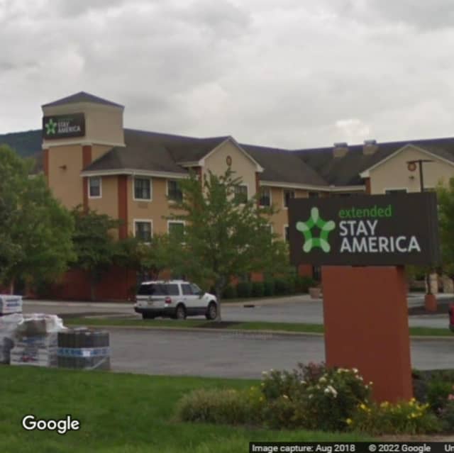 The hotel where Fishkill Police said five people were arrested Wednesday, April 27, following a prostitution bust.