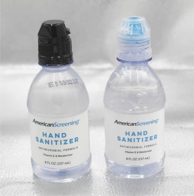American Screening LLC of Shreveport, Louisiana is voluntarily recalling 153,336 units of Hand Sanitizer packaged in 8 oz. containers that resemble water bottles.