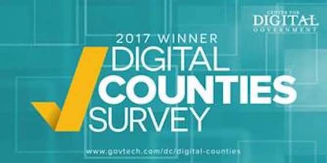Dutchess County ranked second in the nation in the Digital Counties Survey.