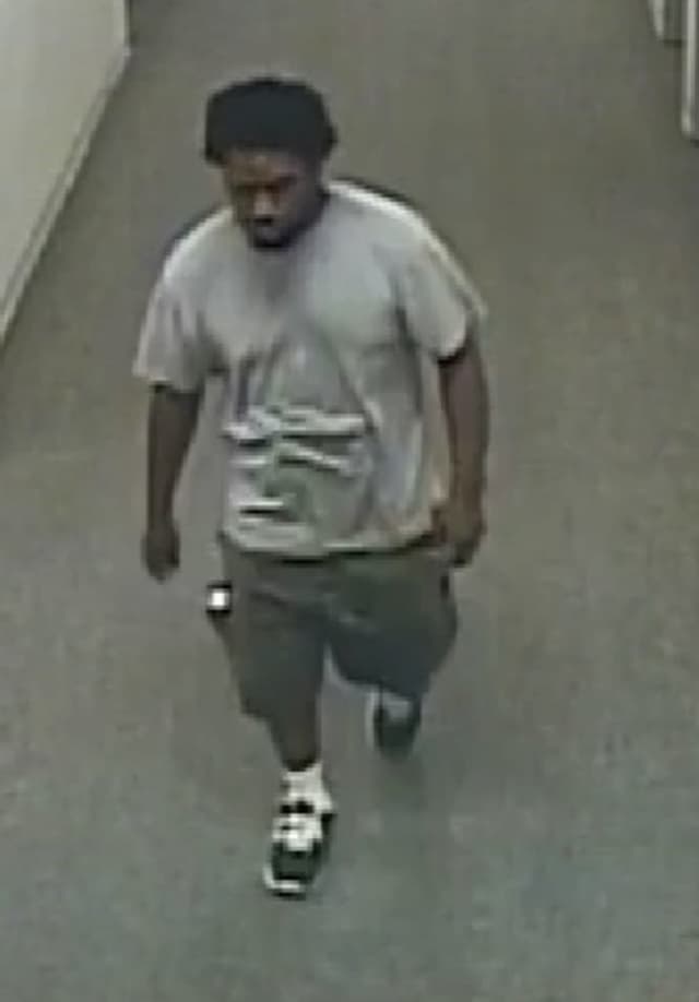 Connecticut State Police are asking for help in identifying this suspect, who stole a black iPad, a black Galaxy S6 phone and a black iPhone 5 from Housatonic Community College.