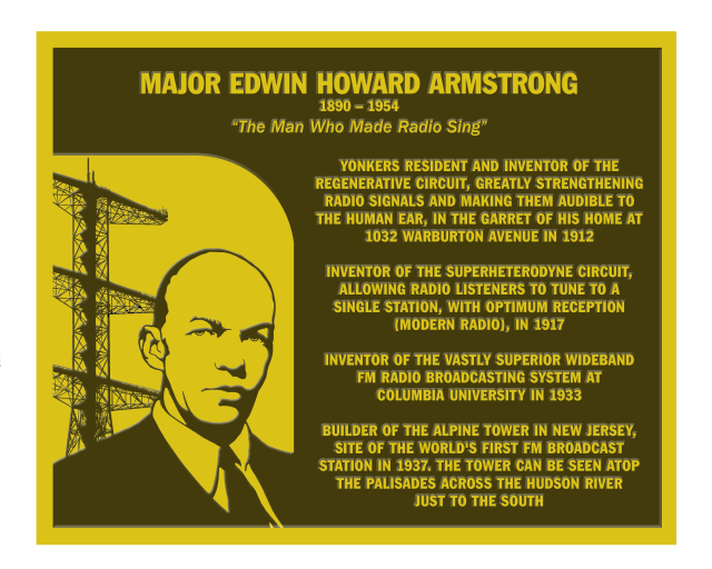 Yonkers Set To Unveil Edwin Armstrong Tribute | Yonkers Daily Voice