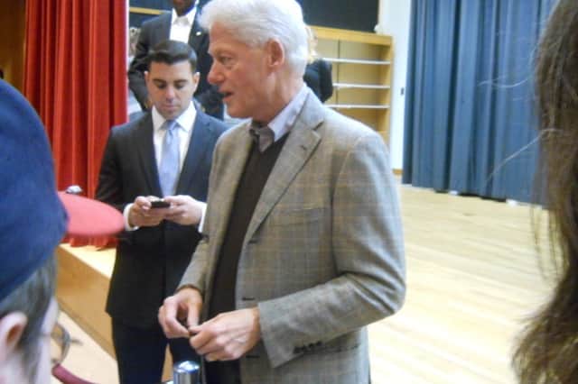 Chappaqua resident and former President Bill Clinton will be honored with "Father of Year" Tuesday afternoon.