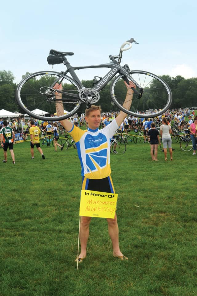 New Canaan's John Murphy plans to ride 190 miles over two days in the Connecticut Challenge in July.