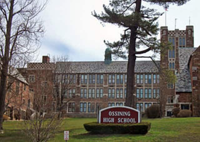 A 31-year-old Port Chester man who taught math at Ossining High School was arrested and charged with raping a 16-year-old female student Friday, The Journal News reported.