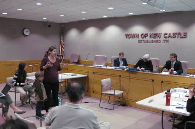 Chappaqua residents showed up at a recent town board meeting to blast Chappaqua Crossing's application for a rezoning permit that would allow for a supermarket and retail.