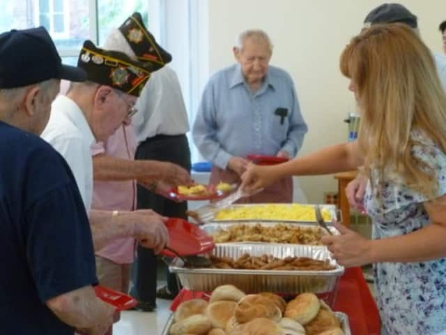 American Legion Veterans like these at a recent Veterans breakfast in Hastings, are being recruited to join the local American Legion post.