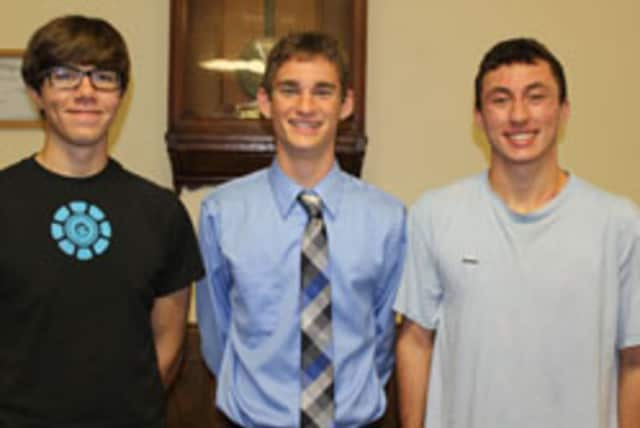 Sean Grogg, Daniel
Lilling and Michael Selin have been named Commended Students in the 2014 National Merit Scholarship Program.