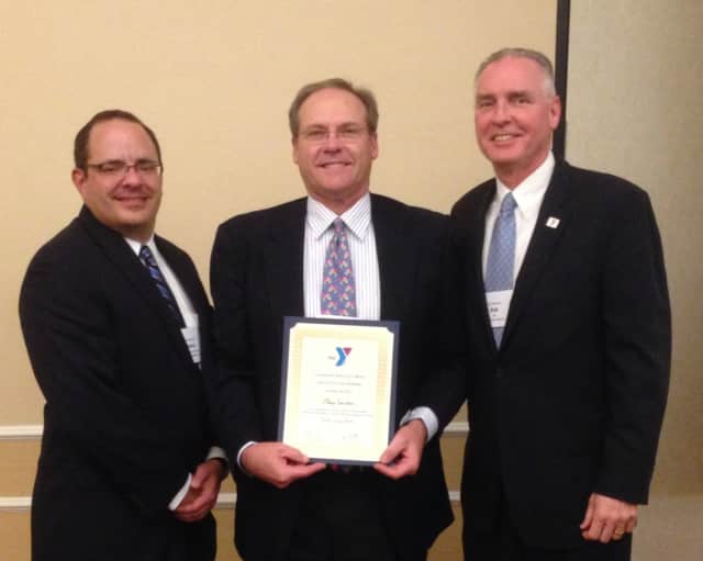 Wilton Family Y volunteer Clay Larsen was honored at the annual Connecticut Alliance of YMCAs Annual Meeting and Leaders Dinner.