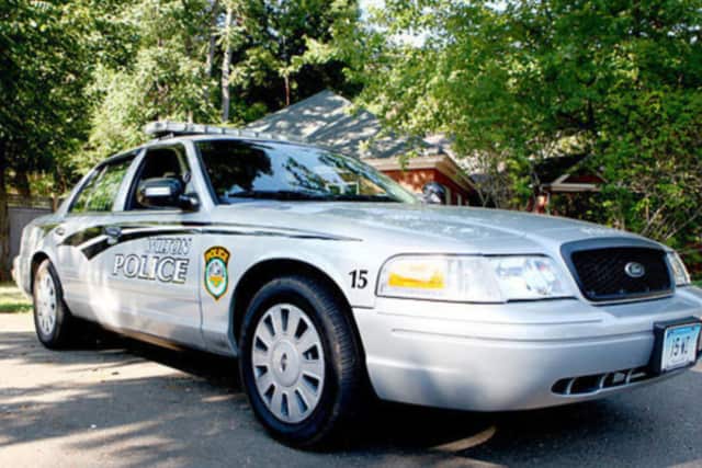 Wilton Police charged a 31-year-old man with leaving the scene of two accidents early Monday.