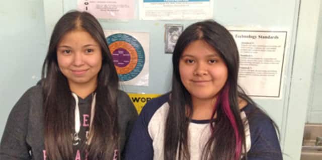 Yonkers students Lisette Garcia and Diana Ordonez Perez are entering the Intel Science Talent Search. 