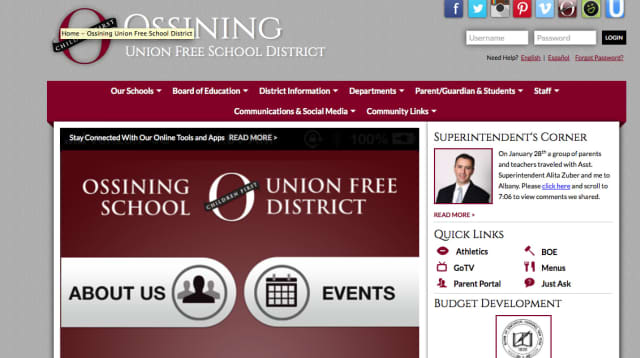 Ossining Schools recently launched a new, more user friendly website. 