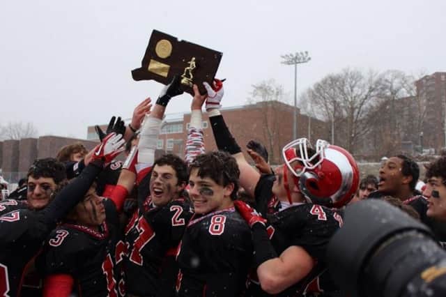 A dozen members of the state champion New Canaan High football team will play in college.