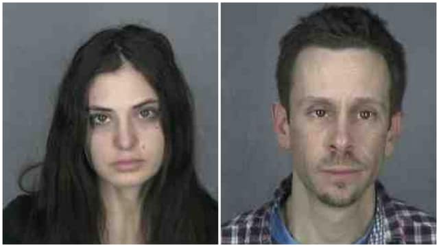 Michael Moriarity, 39, and Shari Harris, 26, are both charged with third-degree criminal possession of a controlled substance, a felony.