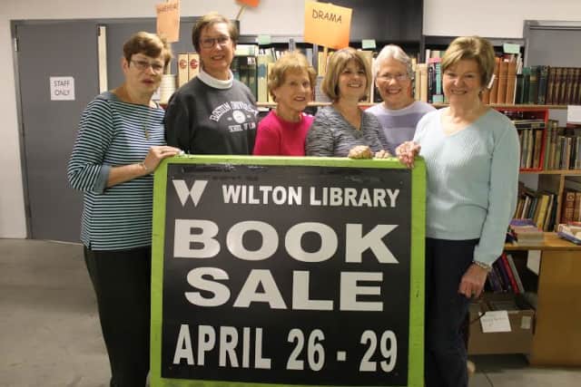 The Annual Gigantic Book Sale Fundraiser by Wilton Library will open on Saturday, April 26, and run through Tuesday, April 29.