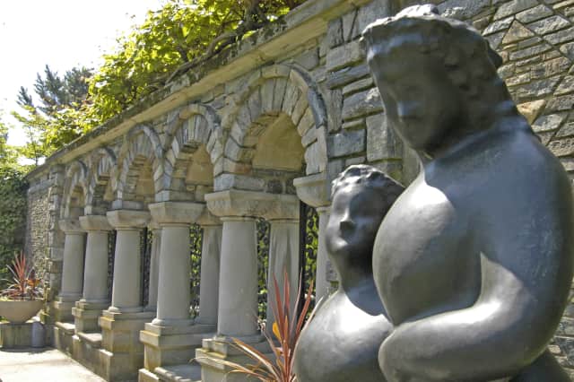 Classical sculpture at the Inner Garden at Kykuit