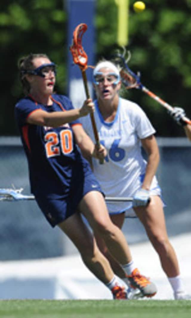 University of Virginia women's lacrosse player Casey Bocklet will look to help the team win an NCAA title this weekend in Towson, Md.