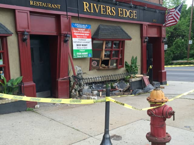 Yonkers police are still searching for the driver who crashed his or her car into a Yonkers restaurant late Monday night, displacing the 14 residents above it.