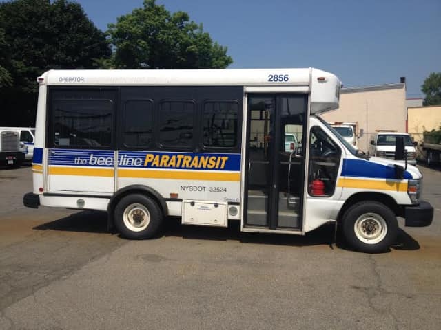 Westchester County approved the transfer of ownership of a county-owned shuttle-type bus to the village of Dobbs Ferry. 