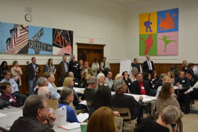 A New Castle master plan public meeting was held on May 7, 2014.