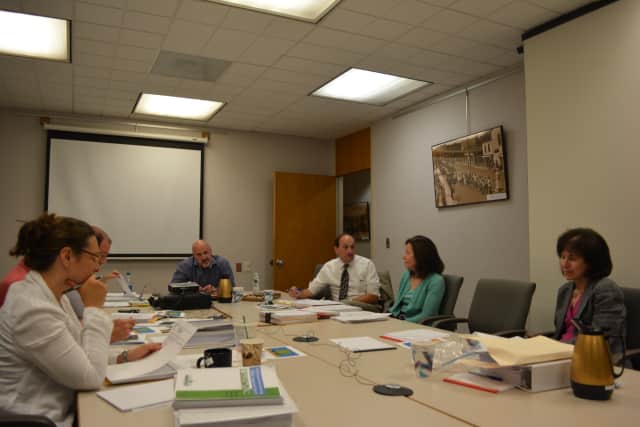 New Castle Town Board members at their Aug. 5, 2014 work session.