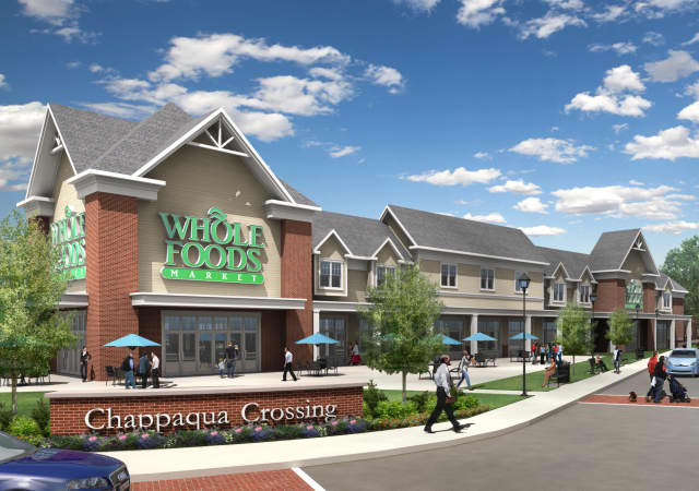 A rendering of the proposed Whole Foods for Chappaqua Crossing