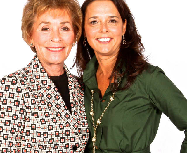 Judge Judy with her stepdaughter, Nicole Sheindlin, of Larchmont.