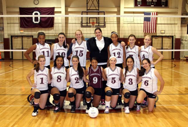 The Ossining High varsity volleyball team won 15 matches, including a league title, and is seeded second in the Section 1 Class A Volleyball Championships.
