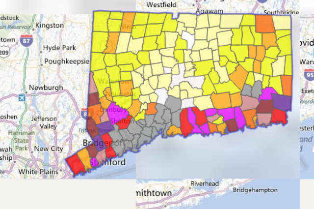 More than 167,000 customers out of 1,240,246 total customers served by CL&P are out of power across Connecticut.