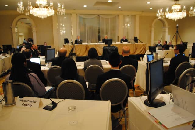 This is the Atomic Safety and Licensing Board hearings, which are being held at the DoubleTree Hotel in Tarrytown. 