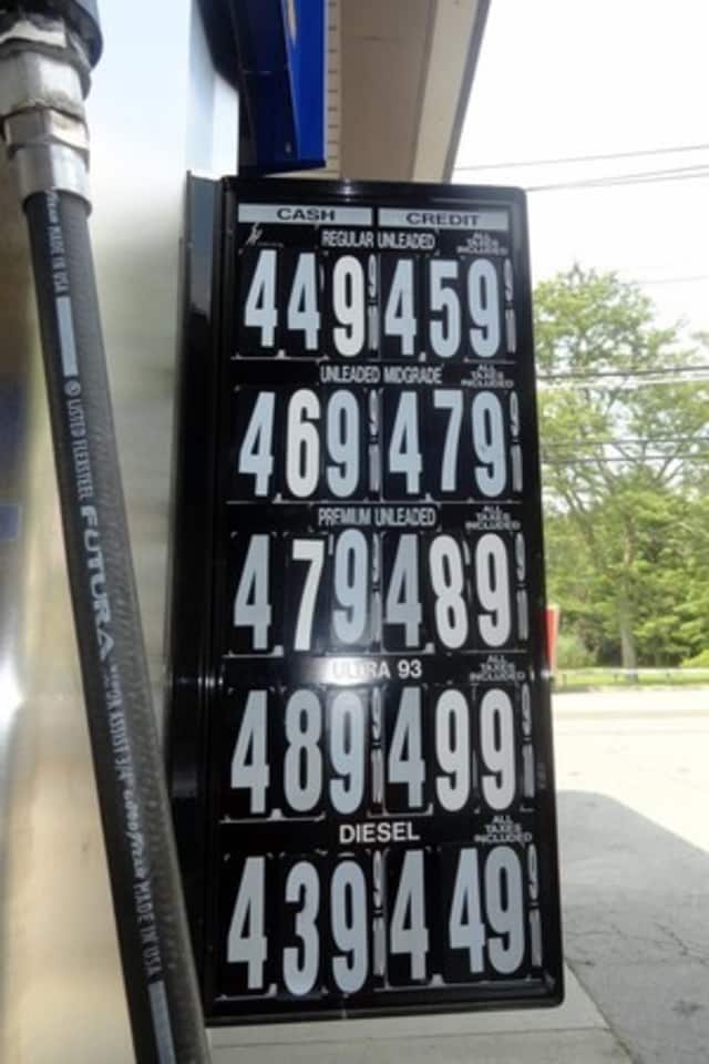 High gas prices hurt Ossining residents and businesses in 2012.