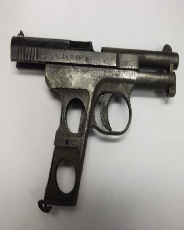 A gun was found on the General Motors property in Sleepy Hollow.
