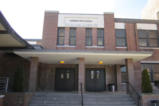 Ossining High School was on a lockdown for several minutes early Friday.