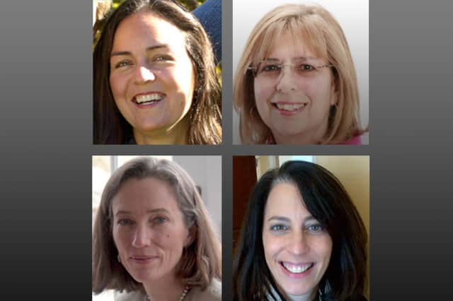 (clockwise from top left) Jennifer Binette, Deborah D'Agostino, Julie  Cherico and Katherine Daniels.