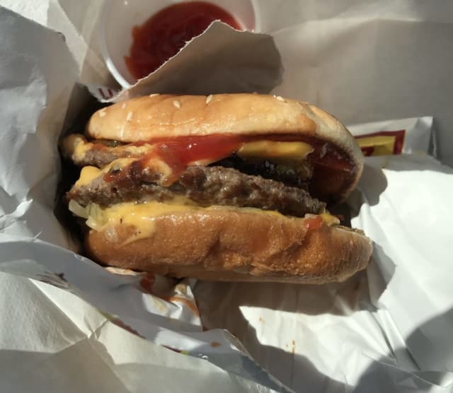 The All American Hamburger Drive-In.