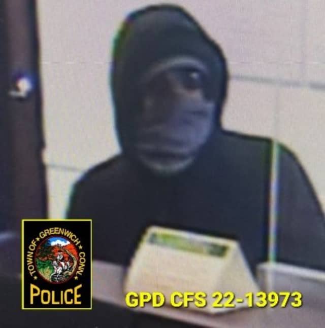 Suspect who robbed M&T Bank in Cos Cob Wednesday, May 11.