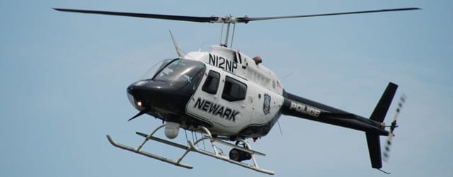 Newark police helicopter