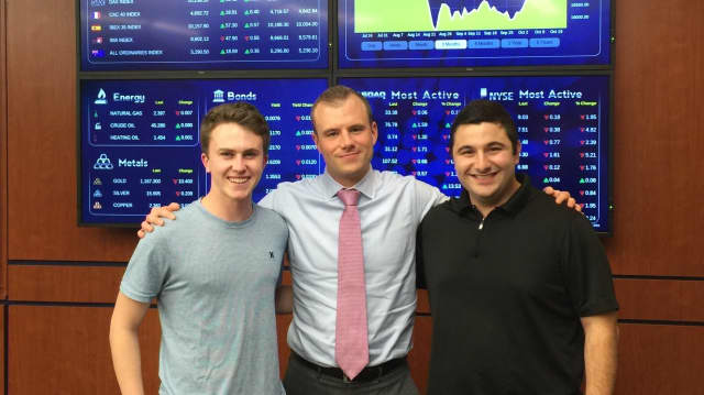 Sophomores at Mercy College are getting a real-life experience in investing this semester. 