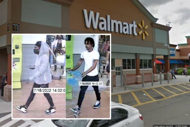 New York State Police are seeking these suspects in connection with a theft that occurred at the Mohegan Lake Walmart on Saturday, July 16.