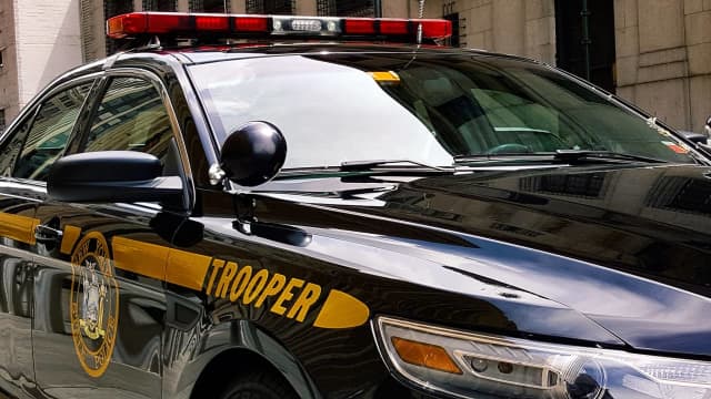 A 50-year-old man was charged after authorities said he drove on a highway in Westchester County while intoxicated at three times the legal limit.