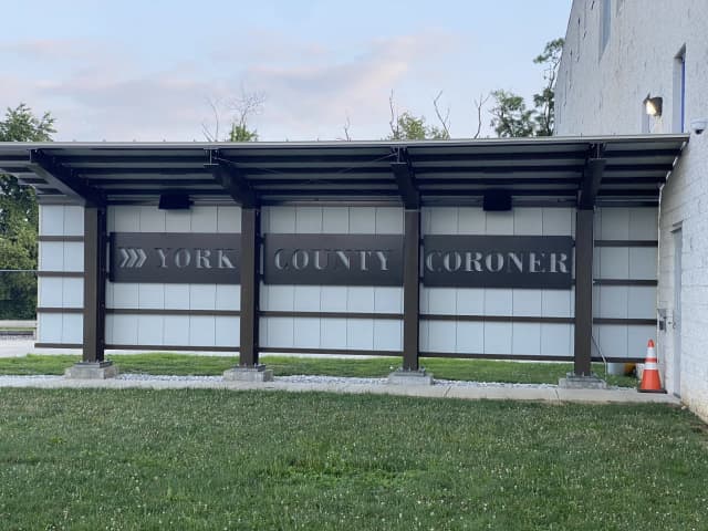York County Coroner's office exterior.