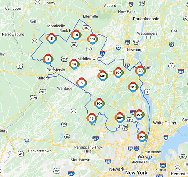Orange And Rockland Power Outage Map Tropical Storm Isaias: High Winds Knock Out Power To 100,000 In 