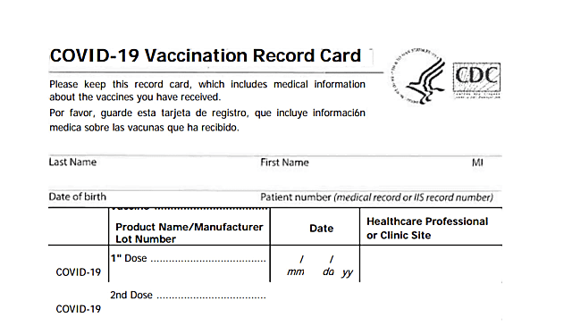 COVID-19: Do you have a complete vaccine card?  Here’s what you need to do now, or you need to laminate it