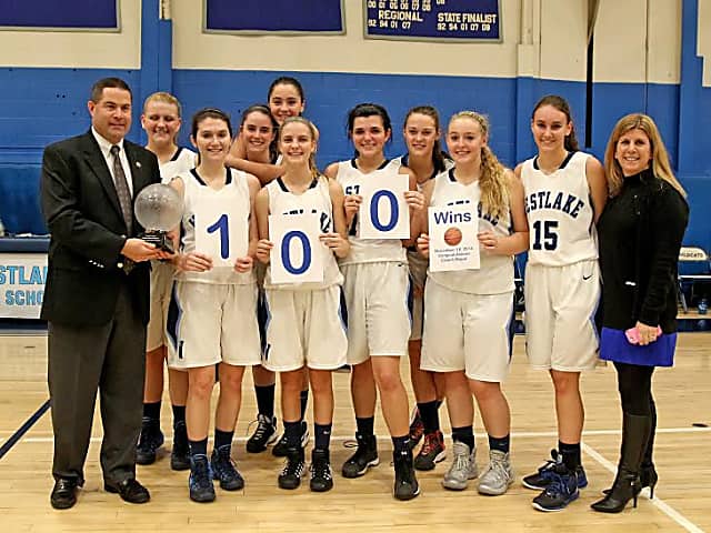 Westlake High School Girls Basketball Coach Mayer Gets 100th Career Win Mount Pleasant Daily Voice